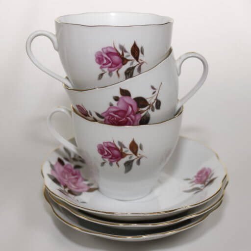 Derby Vintage China Hire's pretty vintage tea cups and saucers can make your afternoon tea party even prettier.